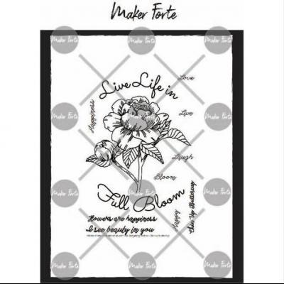 Maker Forte By Hedgehog Hollow Clear Stamps - Chin Up Buttercup